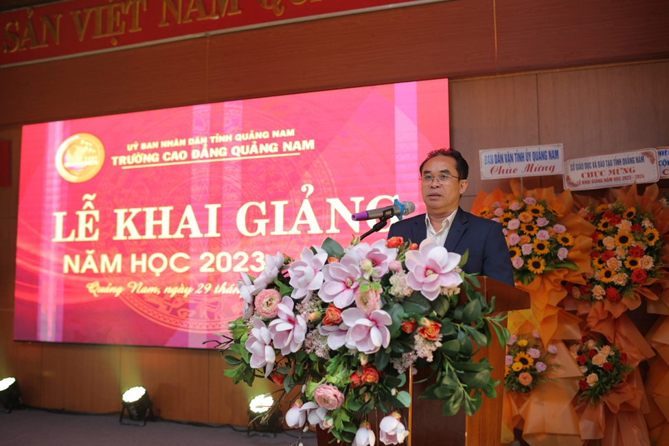 Trường cao đẳng Quảng Nam khai giảng năm học 2023-2024