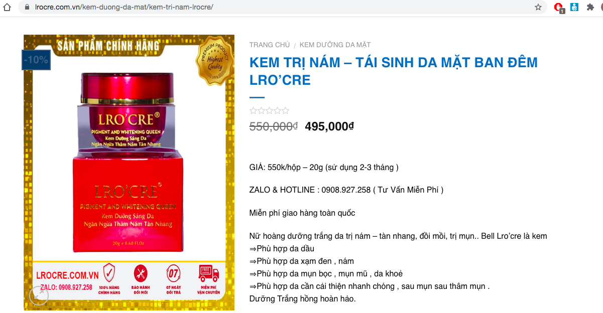 CEO Lê Thị Loan: Chủ thương hiệu Lro’Cre “bất chấp thổi phồng” công dụng, quảng cáo như thuốc chữa bệnh?