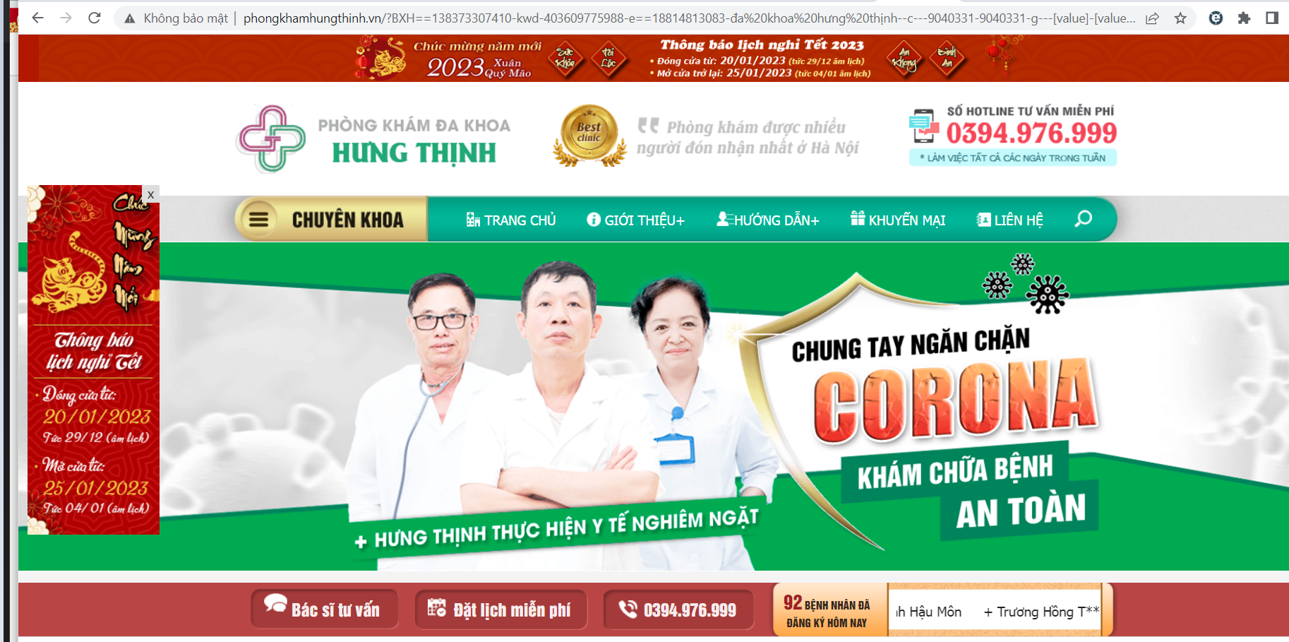 Hà Nội: Phòng khám đa khoa Hưng Thịnh đang thổi phồng chất lượng khám chữa bệnh?