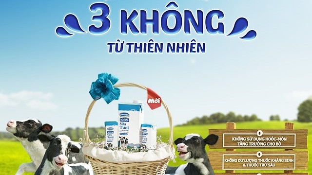 Sản phẩm sữa tươi “3 không” của Vinamilk