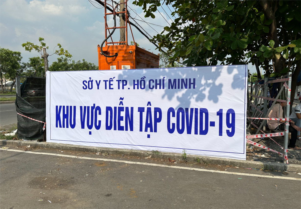 Sở Y tế TP.HCM diễn tập kích hoạt Bệnh viện dã chiến số 13