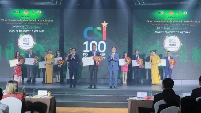 Nestlé Việt Nam được bình chọn là doanh nghiệp bền vững nhất Việt Nam
