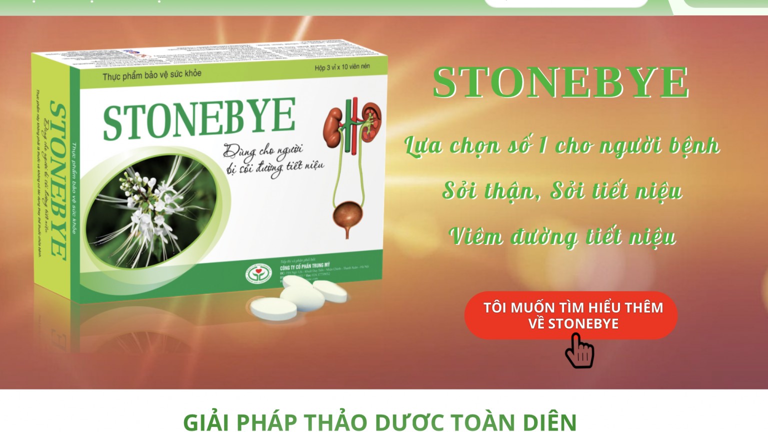 TPBVSK Stonebye quảng cáo “nổ” không điểm dừng