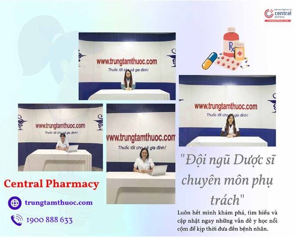 Trung tâm thuốc Central Pharmacy - nhà thuốc hàng đầu tại Hà Nội đạt tiêu chuẩn GPP