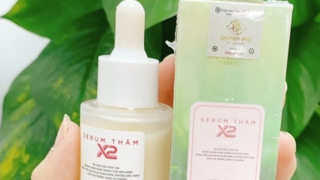 Bộ Y tế đình chỉ lưu hành toàn quốc sản phẩm Serum thâm X2