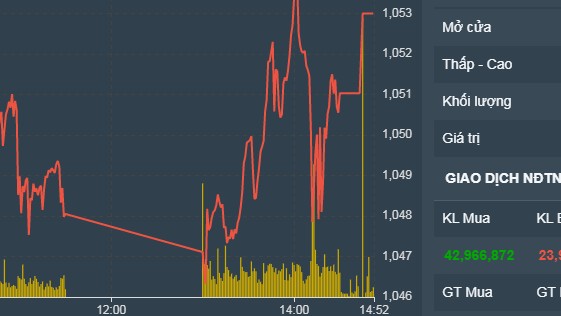 Thị trường chứng khoán ngày 10-3: Thị trường điều chỉnh, khối ngoại tranh thủ gom hàng