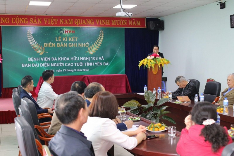 Bệnh viện Đa khoa Hữu Nghị 103 hỗ trợ chăm sóc sức khỏe người cao tuổi tỉnh Yên Bái