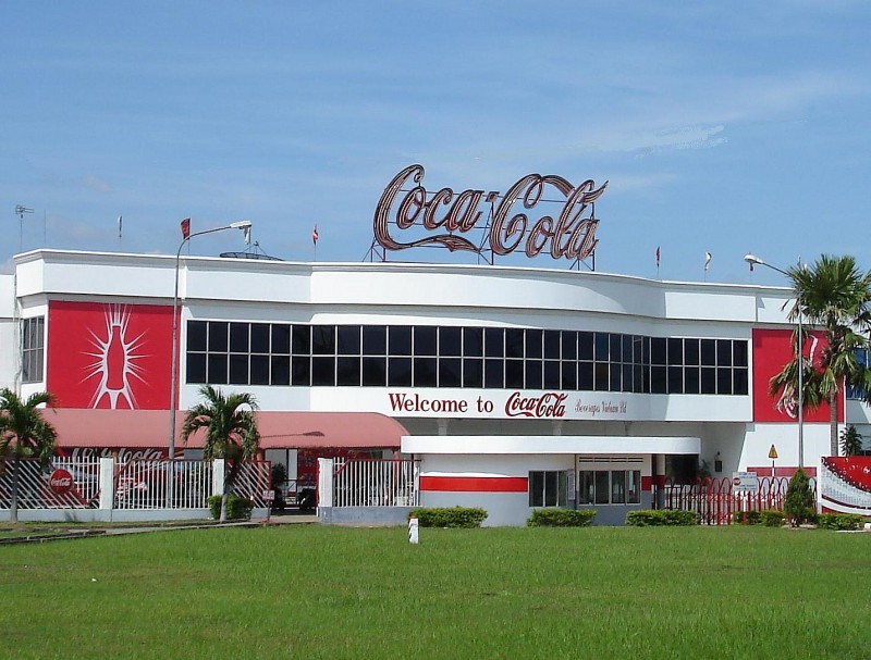Nhà máy Coca-Cola. Nguồn: ktg.com.vn.
