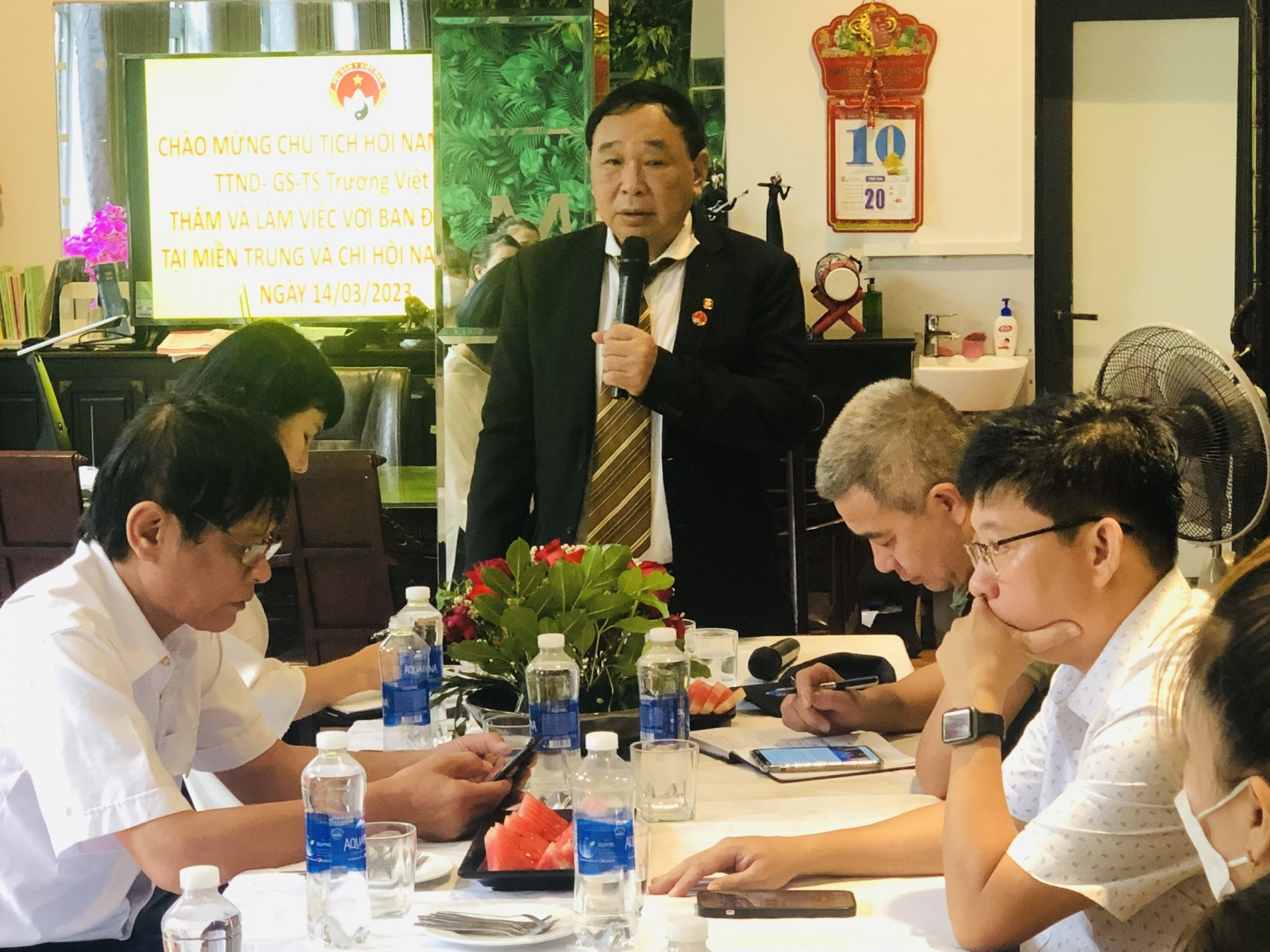Chủ tịch Hội Nam y Việt Nam thăm và làm việc tại Đà Nẵng