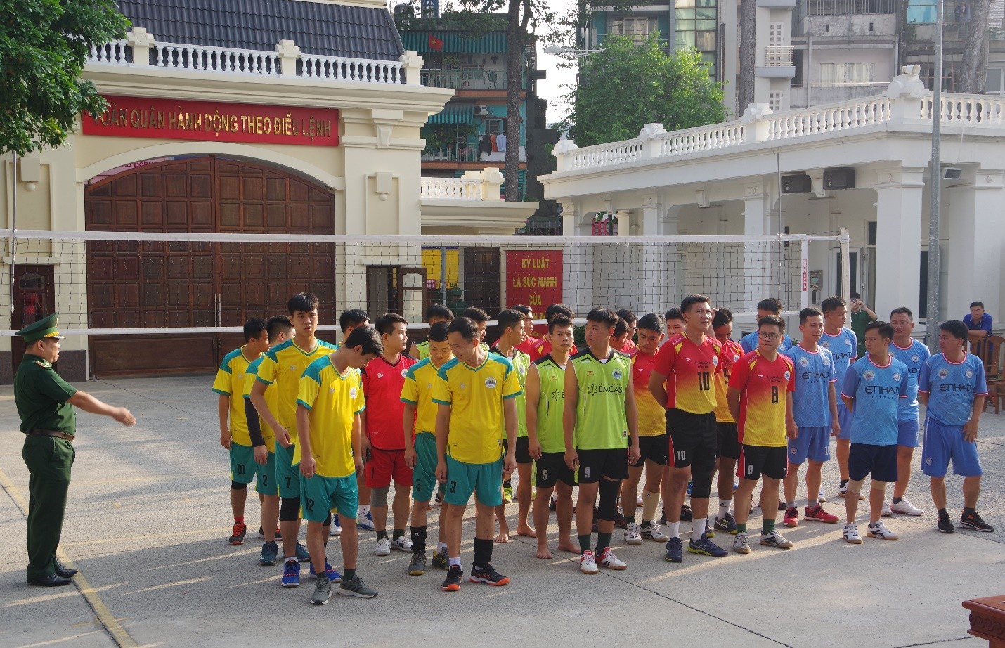 Khai mạc hội thao bóng chuyền trong Bộ đội Biên phòng Thành phố Hồ Chí Minh.