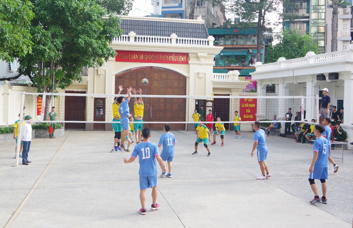 Khai mạc hội thao bóng chuyền trong Bộ đội Biên phòng Thành phố Hồ Chí Minh.