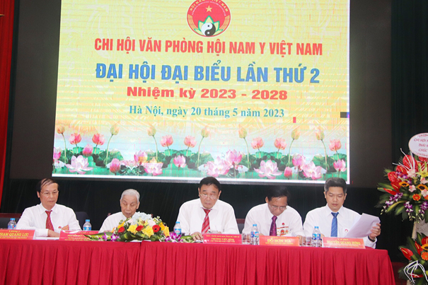Chi hội Văn phòng Hội Nam y Việt Nam tổ chức Đại hội Đại biểu nhiệm kỳ 2023-2028