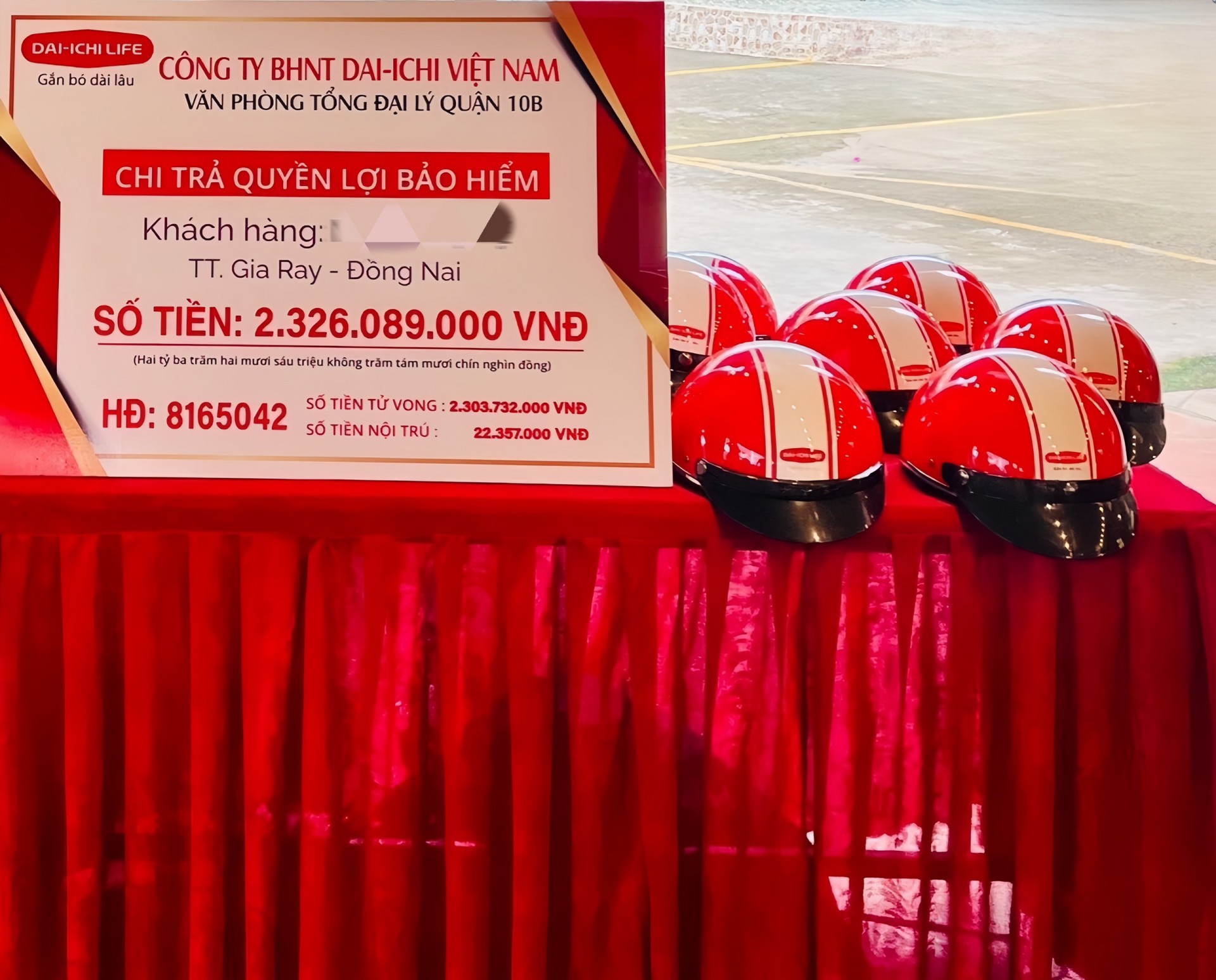 Bảo hiểm nhân thọ DAI-ICHI Việt Nam chi trả hơn 2,3 tỷ đồng quyền lợi tử vong cho khách hàng