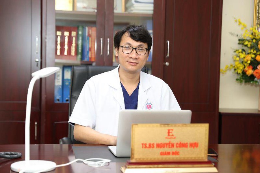 Tiến sĩ, Bác sĩ Nguyễn Công Hựu Trưởng khoa Phẫu thuật tim mạch và lồng ngực, Giám đốc bệnh viện E (ảnh: BV E)