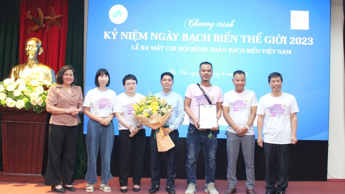 Chính thức ra mắt chi Hội Bệnh nhân Bạch Biến Việt Nam