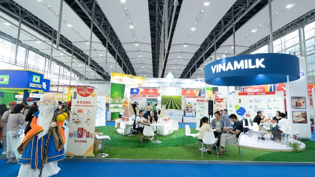 Vinamilk đẩy mạnh hiện diện tại Trung Quốc với sữa đặc Ông Thọ trong Hội chợ quốc tế Quảng Châu