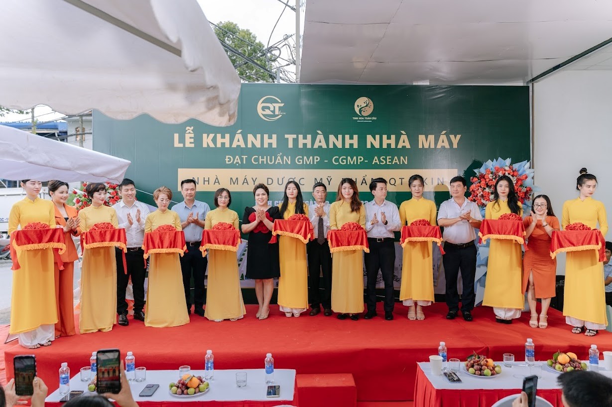 Tập đoàn Themphaco tổ chức lễ khánh thành Nhà máy QT Skin tại Huyện Bình Chánh (TP. Hồ Chí Minh)