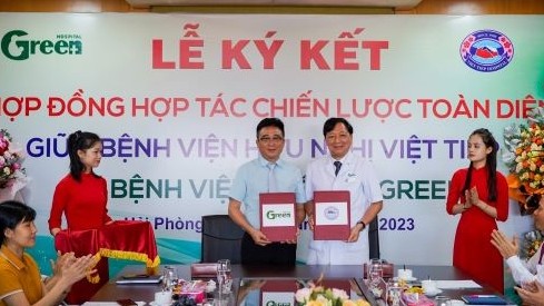 Lễ ký kết hợp tác giữa Bệnh viện Hữu nghị Việt Tiệp và Bệnh viện quốc tế Green