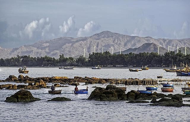 Bãi biển Cổ Thạch - một thiên đường biển hoang sơ đẹp như tranh vẽ