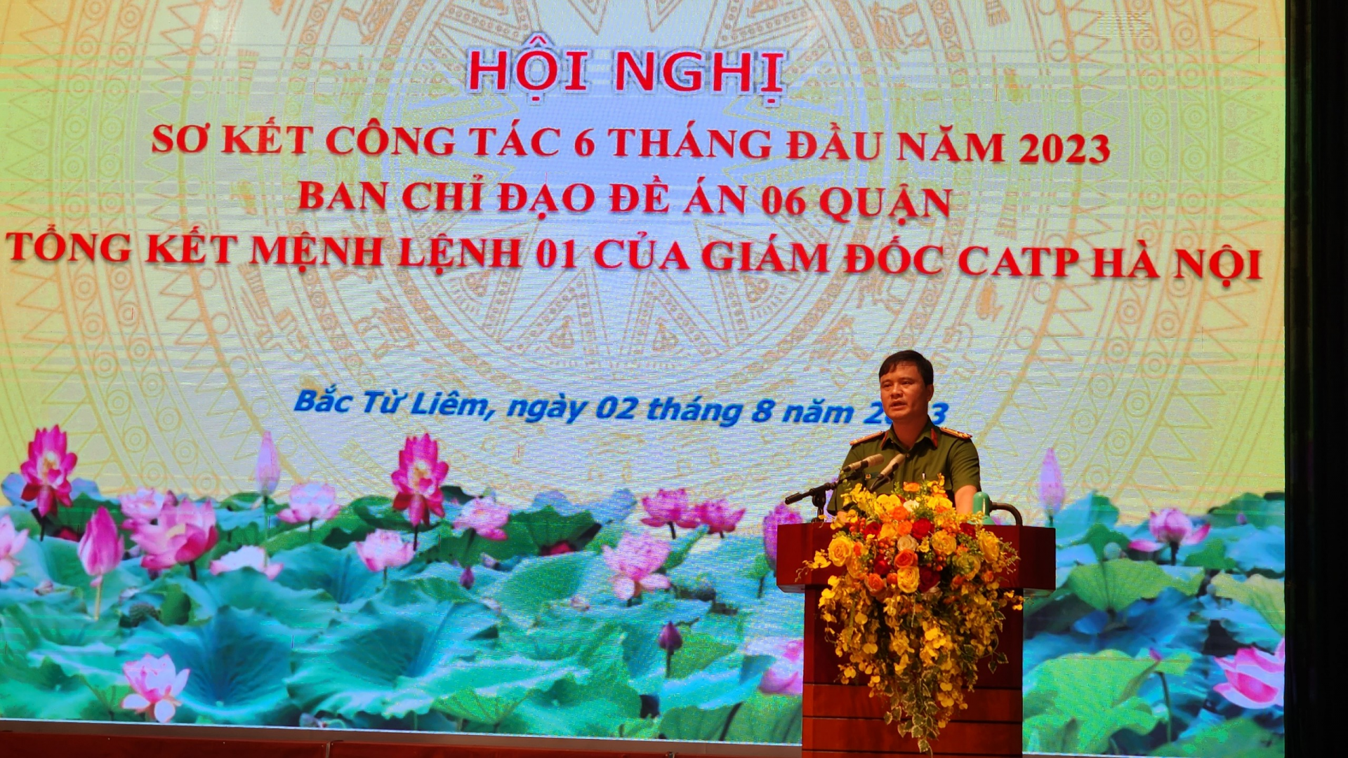 Quận Bắc Từ Liêm: Sơ kết thực hiện đề án 06 của Chính phủ và mệnh lệnh số 01 của Công an TP Hà Nội