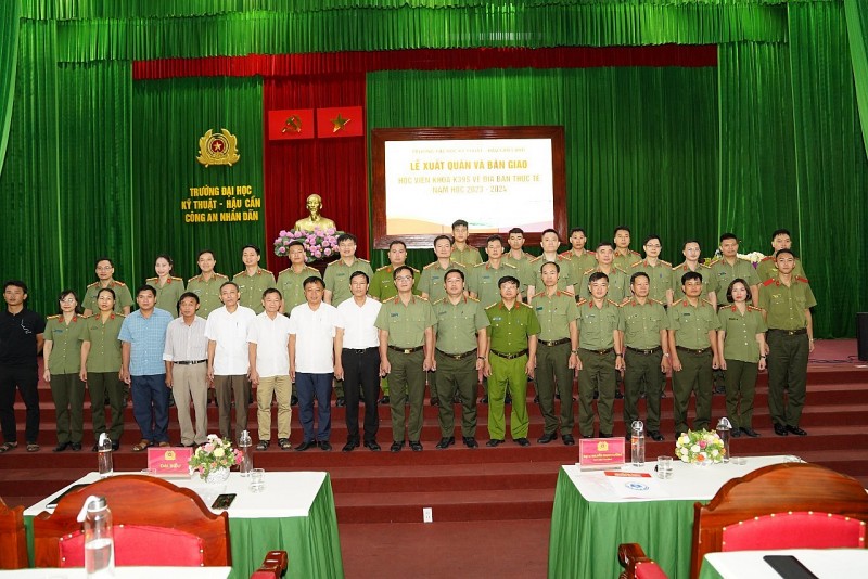 252 học viên Đại học Kỹ thuật – Hậu cần Công an nhân dân tham gia đợt thực tế chính trị xã hội