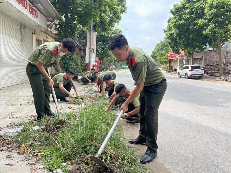 252 học viên Đại học Kỹ thuật – Hậu cần Công an nhân dân tham gia đợt thực tế chính trị xã hội