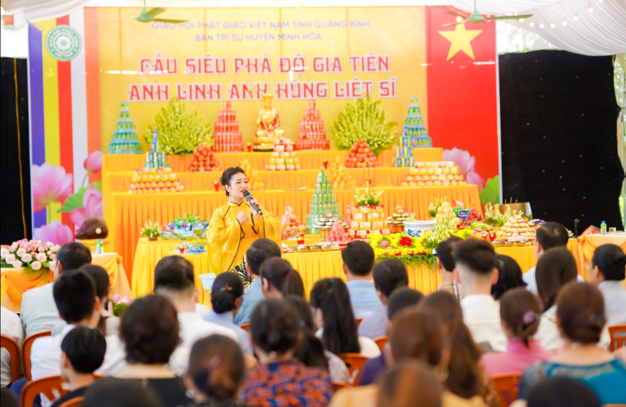 Lễ cầu siêu phả độ gia tiên - Anh linh anh hùng liệt sĩ tại huyện Minh Hóa, tỉnh Quảng Bình | Mùa Vu Lan 2023