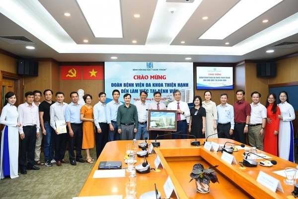 Bệnh viện Đại học Y Dược TP.HCM đón tiếp Bệnh viện Đa khoa Thiện Hạnh đến tham quan và trao đổi kinh nghiệm