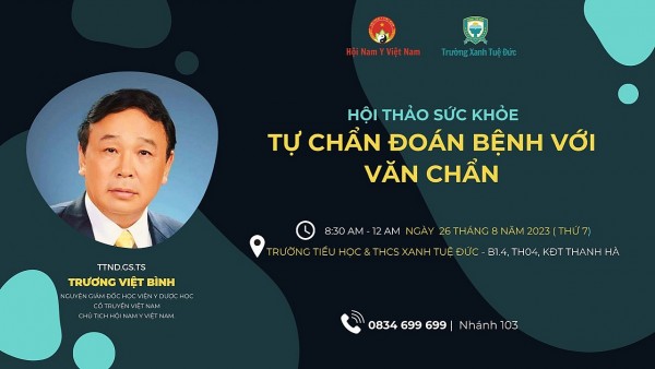 Hội thảo sức khỏe 'Tự chẩn đoán bệnh với Tứ chẩn'