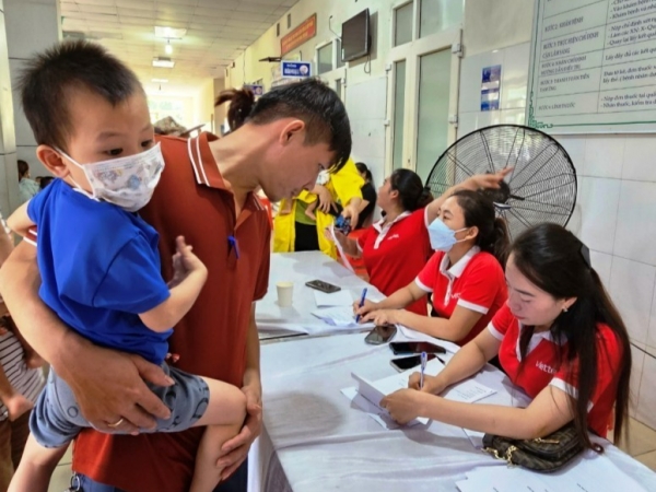 Tổ chức khám tầm soát bệnh tim bẩm sinh cho trẻ em Thanh Hóa