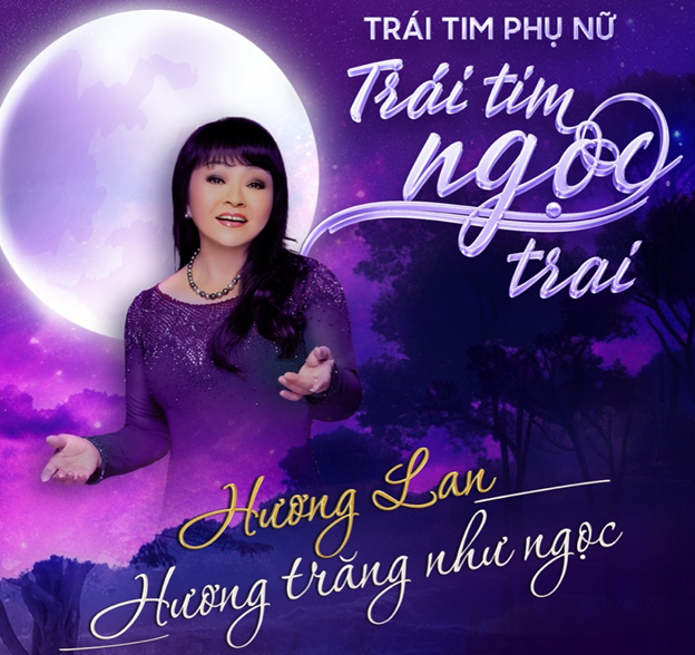 Ca sỹ Hương Lan trên poster của chương trình