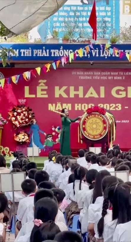 Lễ khai giảng năm học 2023-2024 - một hành trình mới đã bắt đầu với thầy trò trường Tiểu học Mỹ Đình 2