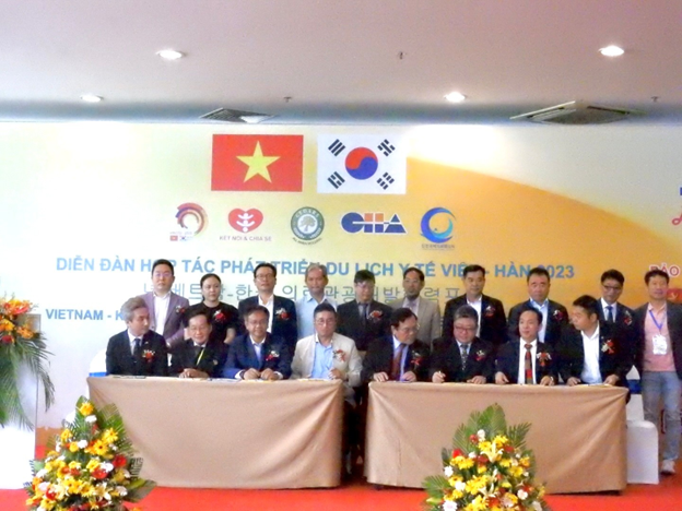 Hoạt động ký kết hợp tác phát triển Du lịch – Y tế Việt Hàn.