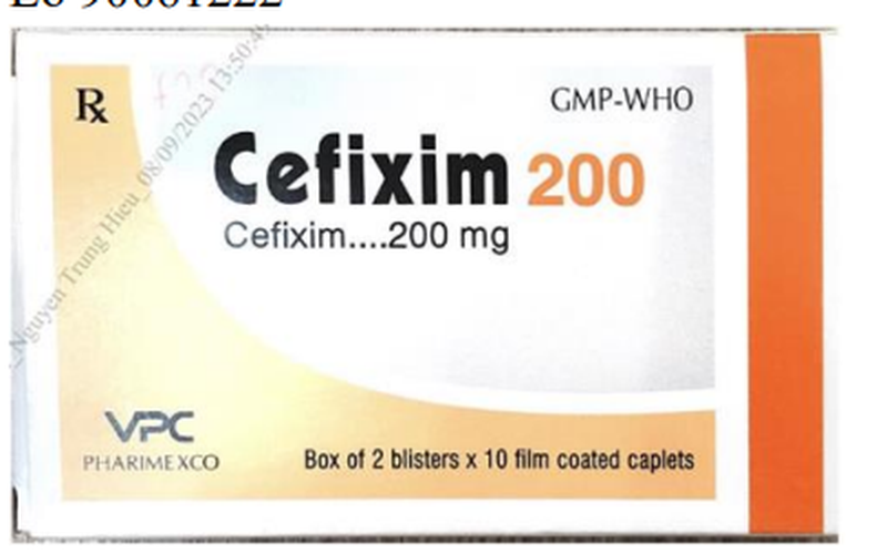Cục Quản lý Dược ra cảnh báo về thuốc giả CEFIXIME 200
