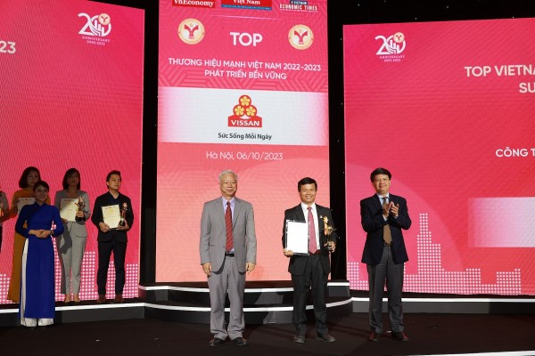 Vissan 19 năm liền nhận Thương hiệu mạnh Việt Nam