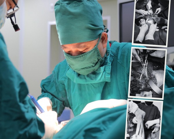 Cấp cứu thành công bệnh nhân bị chém gần lìa cẳng chân, sốc mất máu!