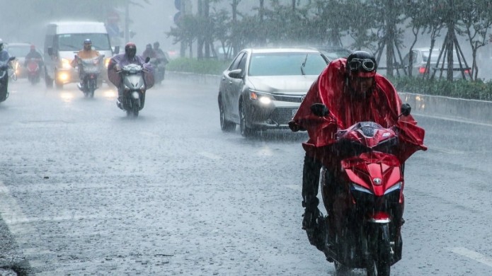 Thời tiết ngày 29/10: Khu vực Hà Nội nhiều mây, có mưa rào và dông