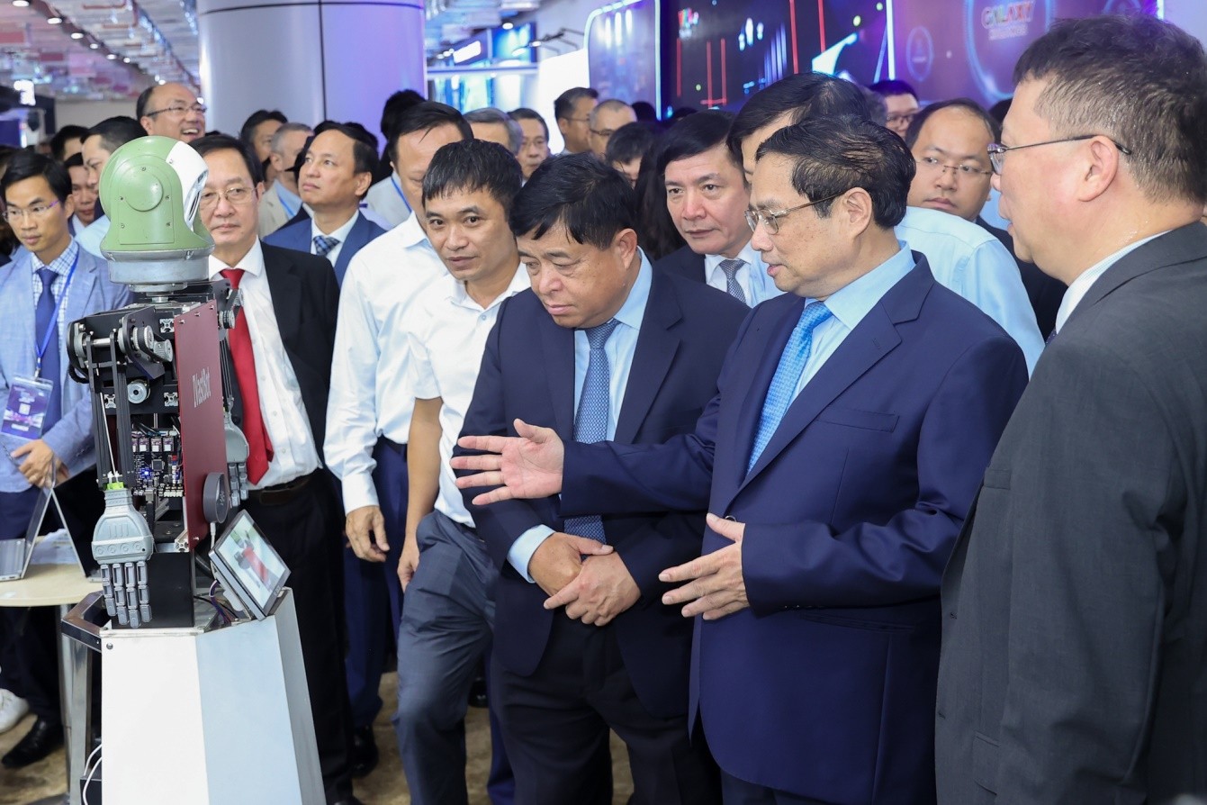 Thủ tướng Phạm Minh Chính dự lễ khánh thành Trung tâm Đổi mới sáng tạo quốc gia
