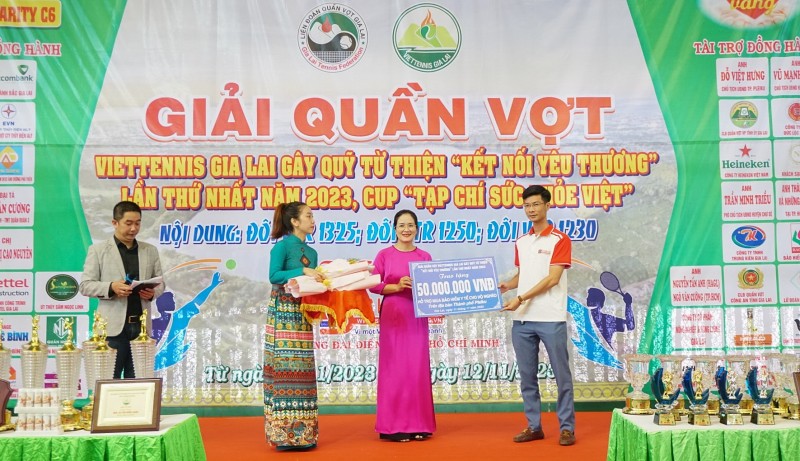 Khai mạc Giải Quần vợt Viettennis Gia Lai gây quỹ từ thiện “Kết nối yêu thương” lần thứ I – năm 2023