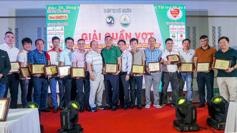 Gia Lai: Bế mạc Giải Quần vợt gây quỹ từ thiện “Kết nối yêu thương” lần thứ I – năm 2023