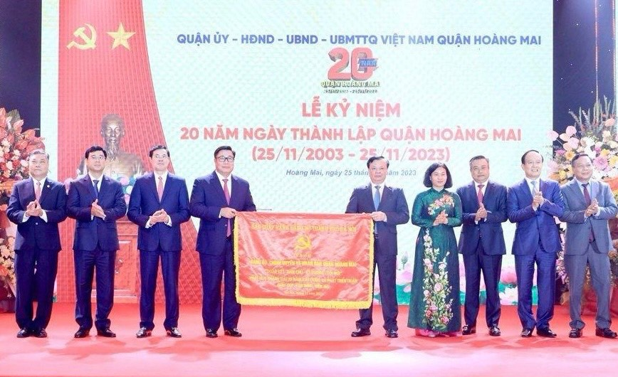 Kỷ niệm 20 năm thành lập quận Hoàng Mai, hiện thực mục tiêu phát triển mới