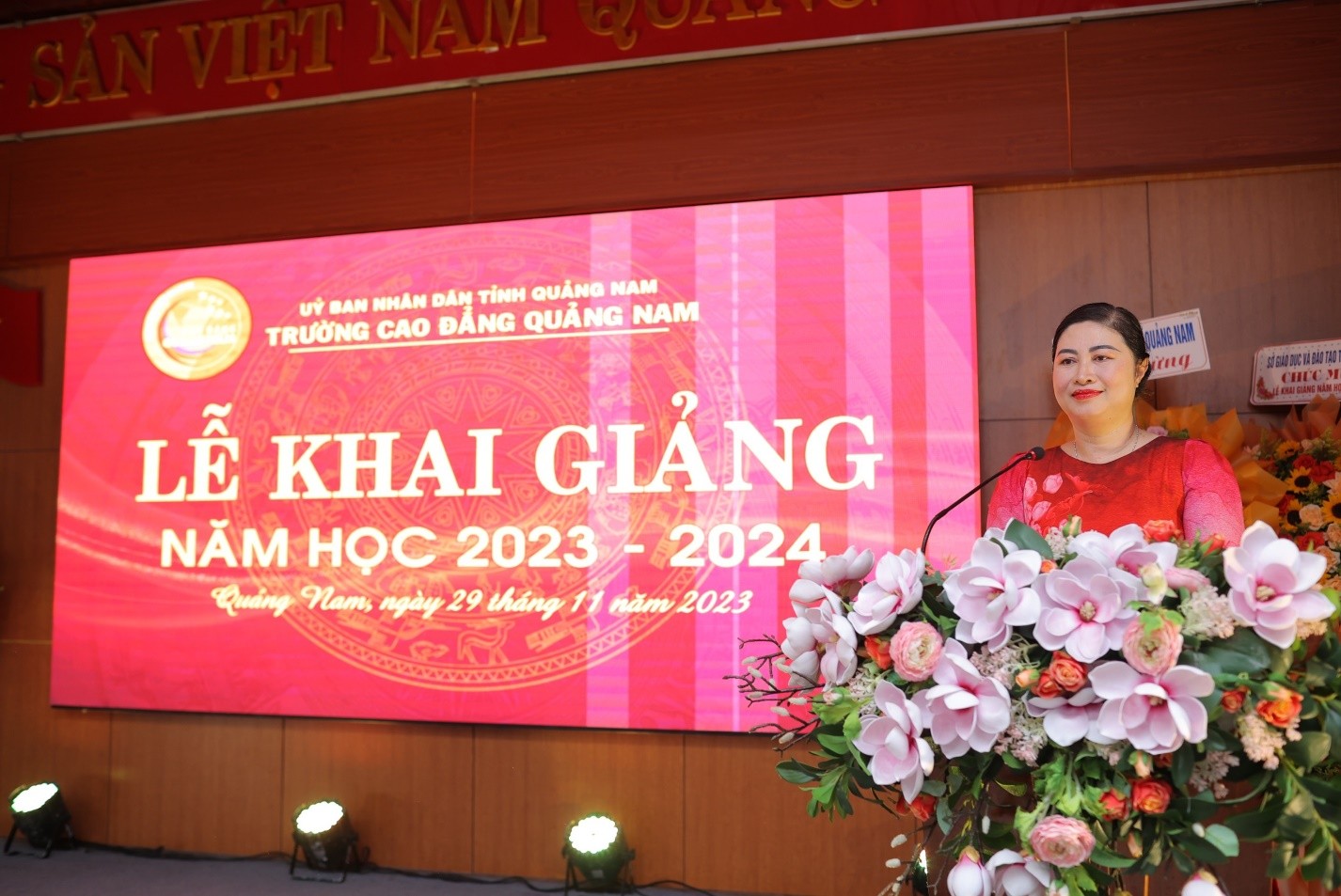 Trường cao đẳng Quảng Nam khai giảng năm học 2023-2024