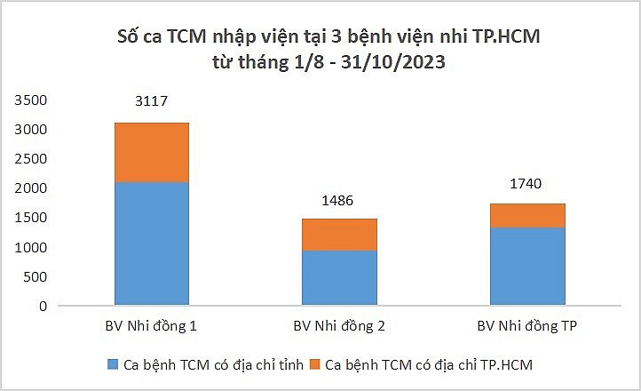 Gần 65% số ca tay chân miệng nhập viện tại TPHCM là từ các tỉnh khác