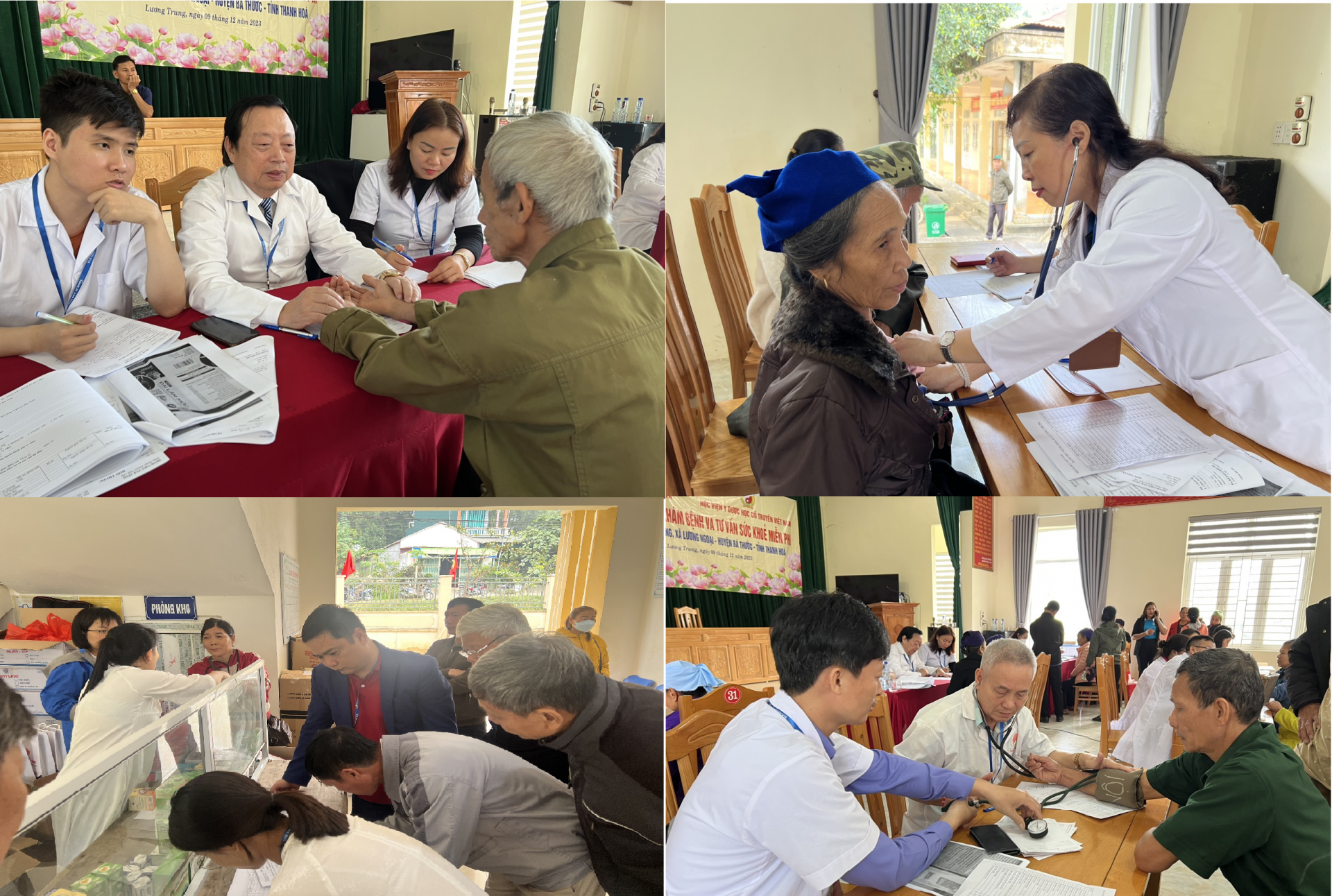 Hội Nam Y Việt Nam khám bệnh và tư vấn sức khoẻ miễn phí cho gần 600 người dân có hoàn cảnh khó khăn tại huyện Bá Thước