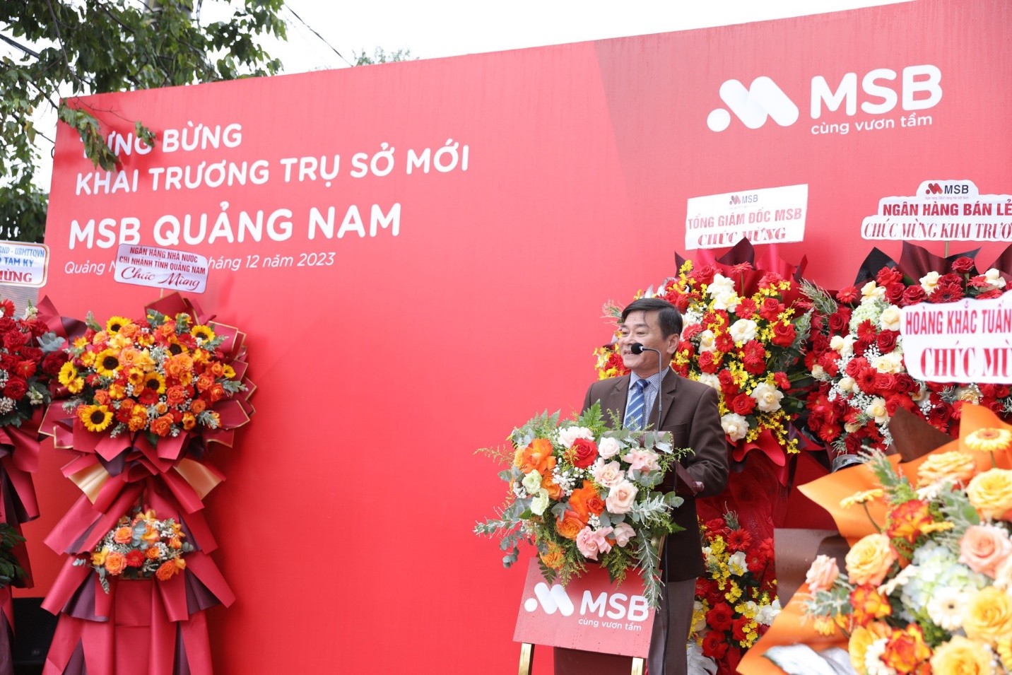 MSB Chi nhánh Quảng Nam khai trương địa điểm mới