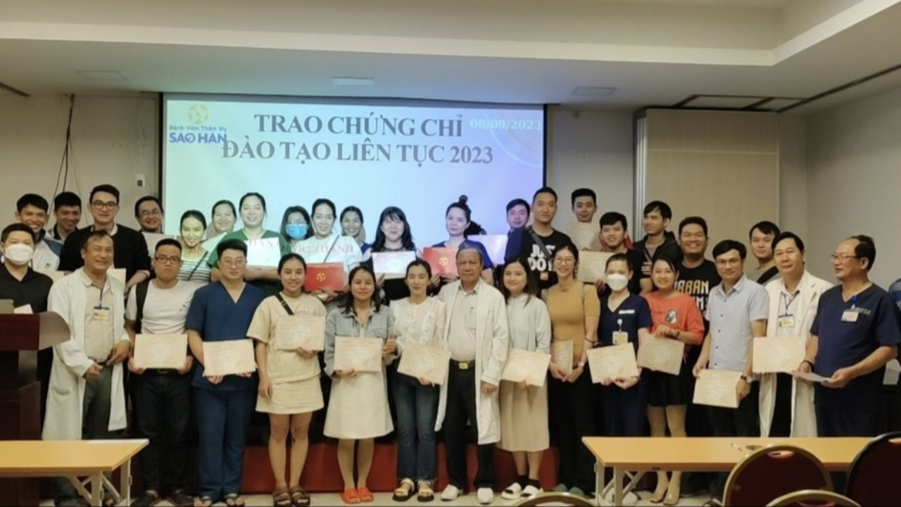 Bệnh viện thẩm mỹ Sao Hàn: Đào tạo liên tục chìa khóa mang đến khách hàng những dịch vụ chất lượng nhất