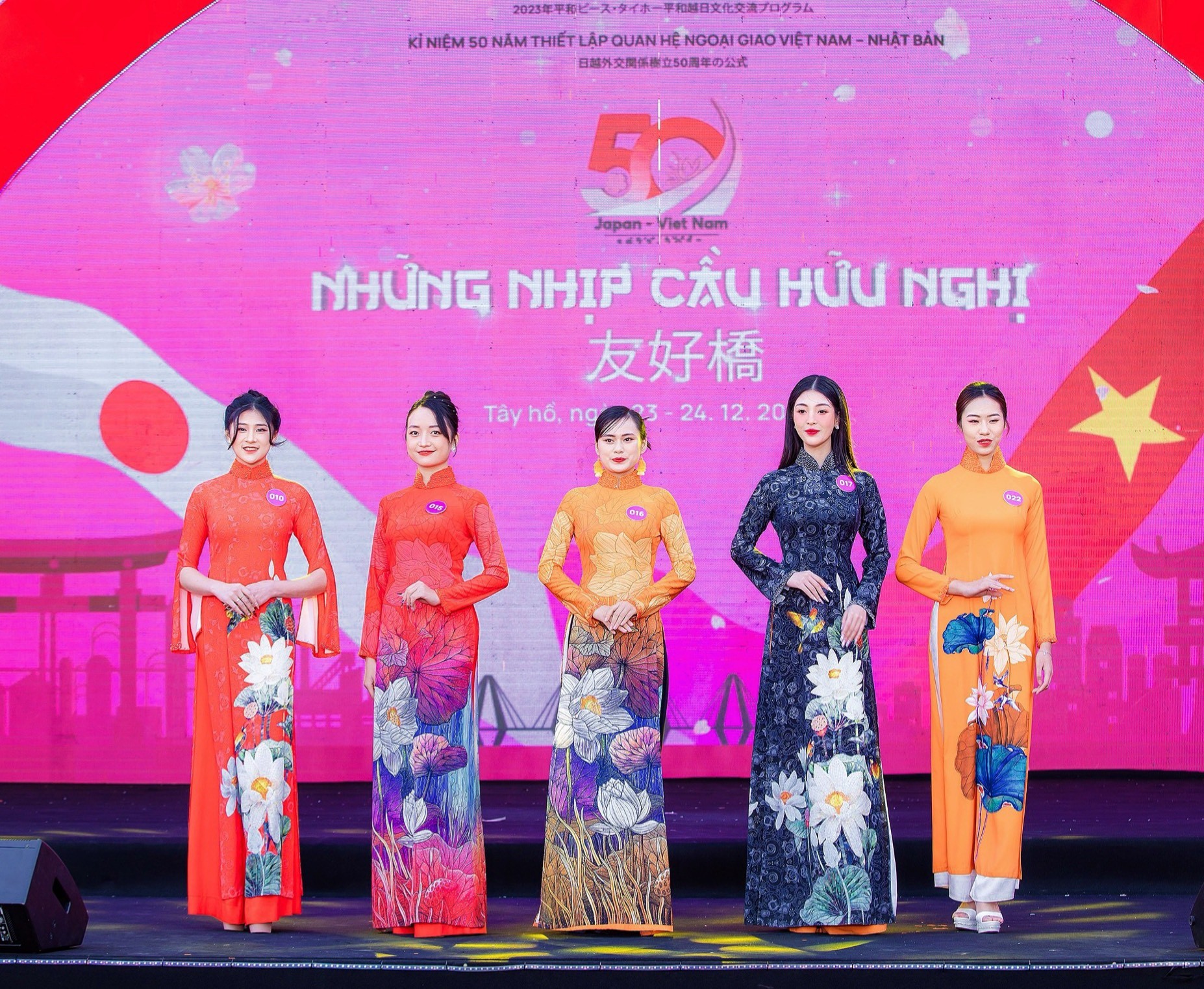 Trần Thùy Trang đăng quang Á khôi 1 Hoa Khôi Văn Hóa Hữu Nghị Việt-Nhật 2023