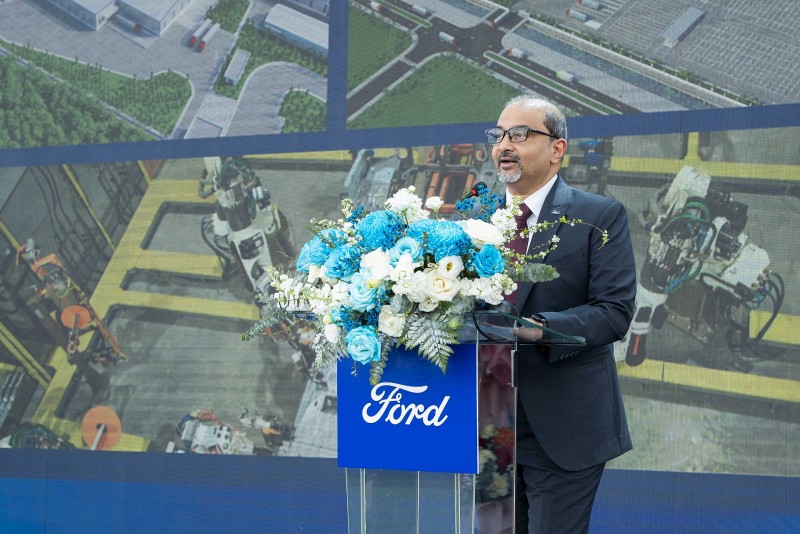 Ông Ruchik Shah, Tổng Giám đốc Ford Việt Nam phát biểu.