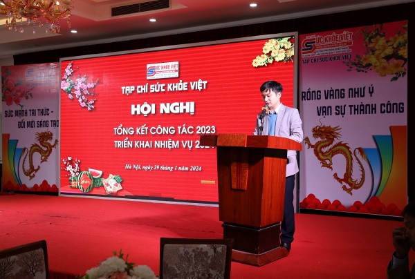 Tạp chí Sức Khỏe Việt tổ chức Hội nghị Tổng kết Công tác năm 2023 và Triển khai nhiệm vụ Công tác  năm 2024