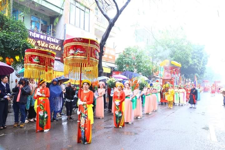 Hà Đông: Độc đáo lễ hội rước kiệu truyền thống làng Cầu Đơ